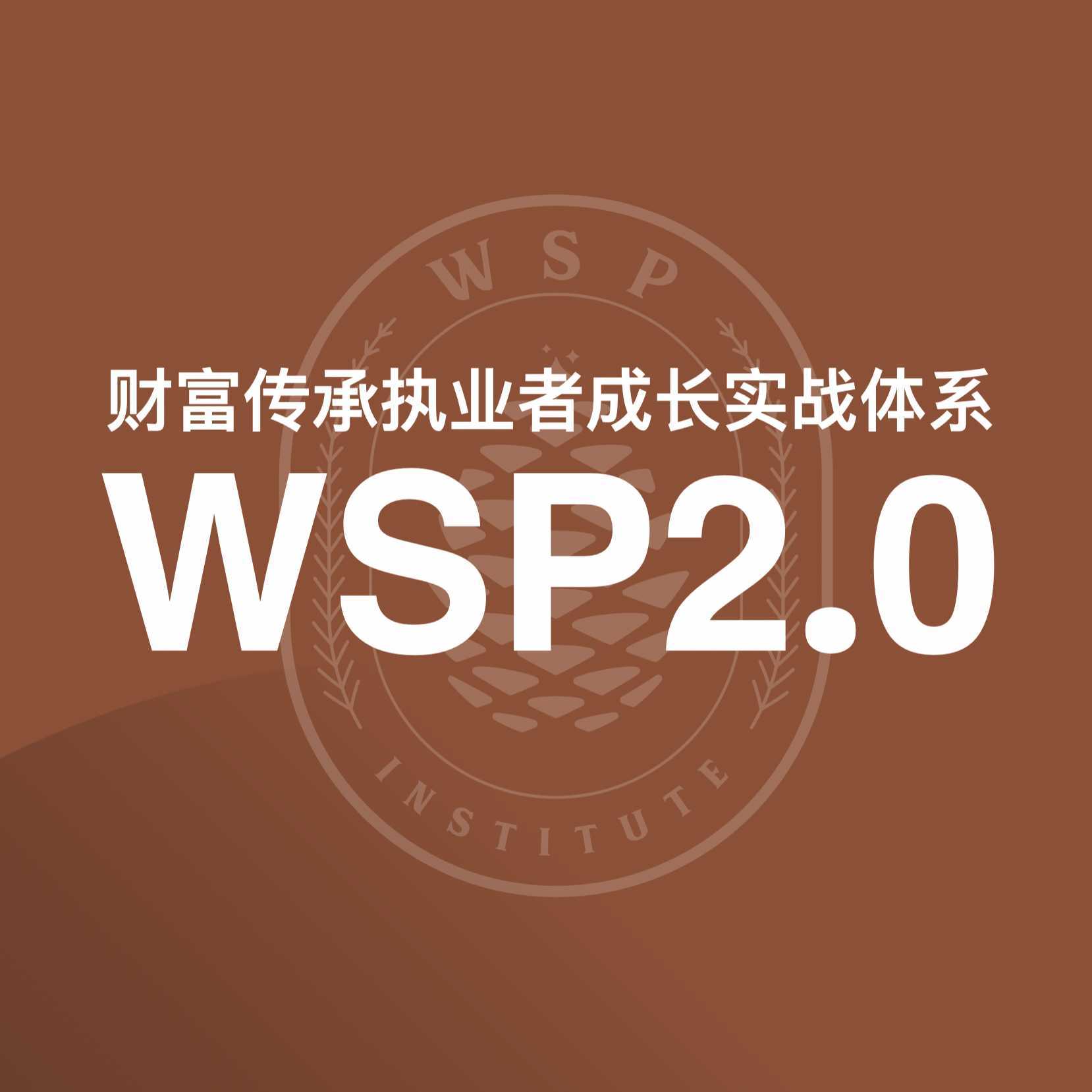 财富传承执业者成长实战体系WSP 2.0