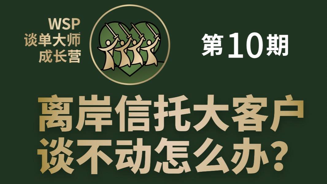 离岸架构谈单模拟-第10期